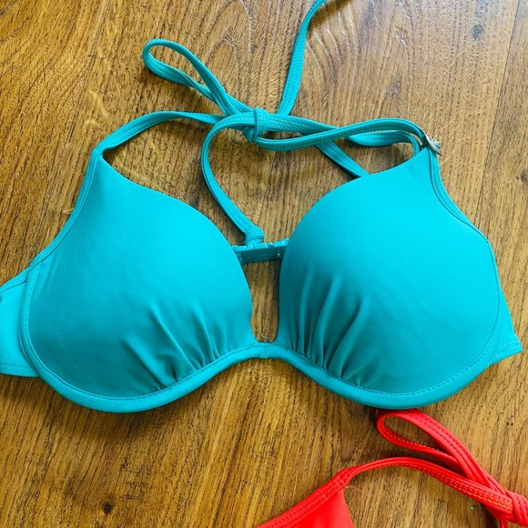 BODY GLOVE BIKINI TOP Push Up x 2 set XS padded - Picture 3 of 8